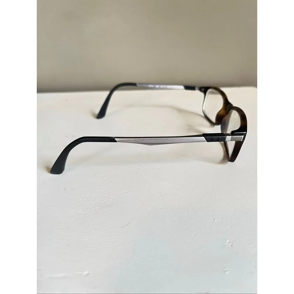 Ray-Ban RB7017 5200 Eyeglasses 54-17 Havana Rectangular Italy Frames